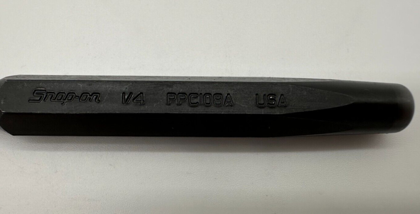NEW Snap-On Pin Punch PPC108A – 5-3/4″ Long 1/4″ Diameter – Chisel Drift Long