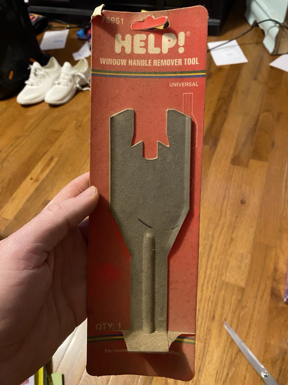Vintage Help! Window Handle Remover Tool Motormite 76951 Universal