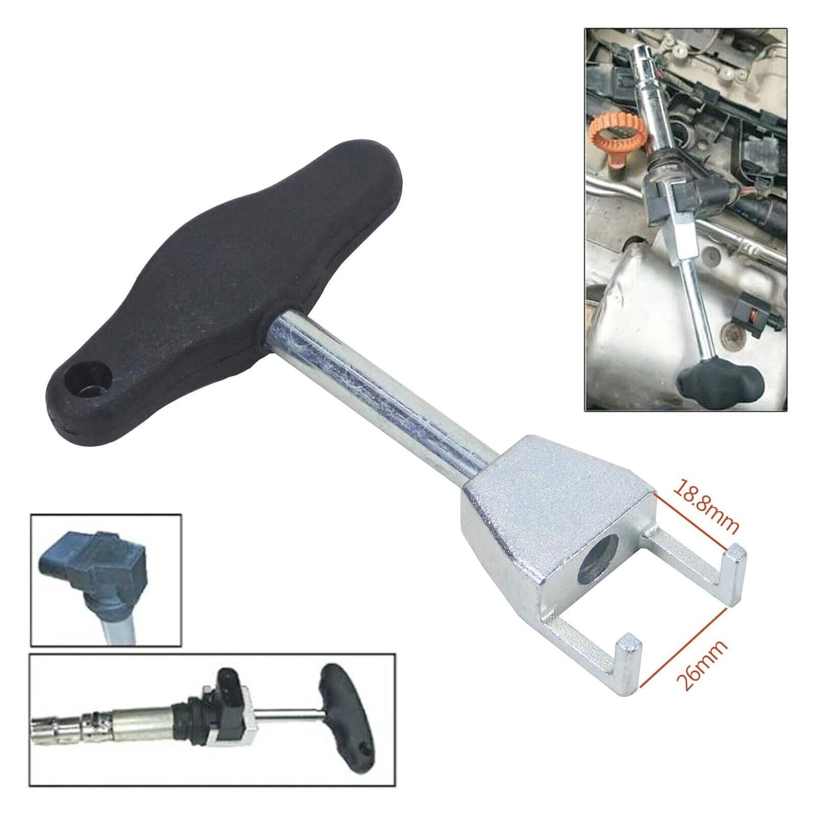 Auto Ignition Coil Puller Removal Spark Plug Tool fit for VW POLO Audi T10094A .