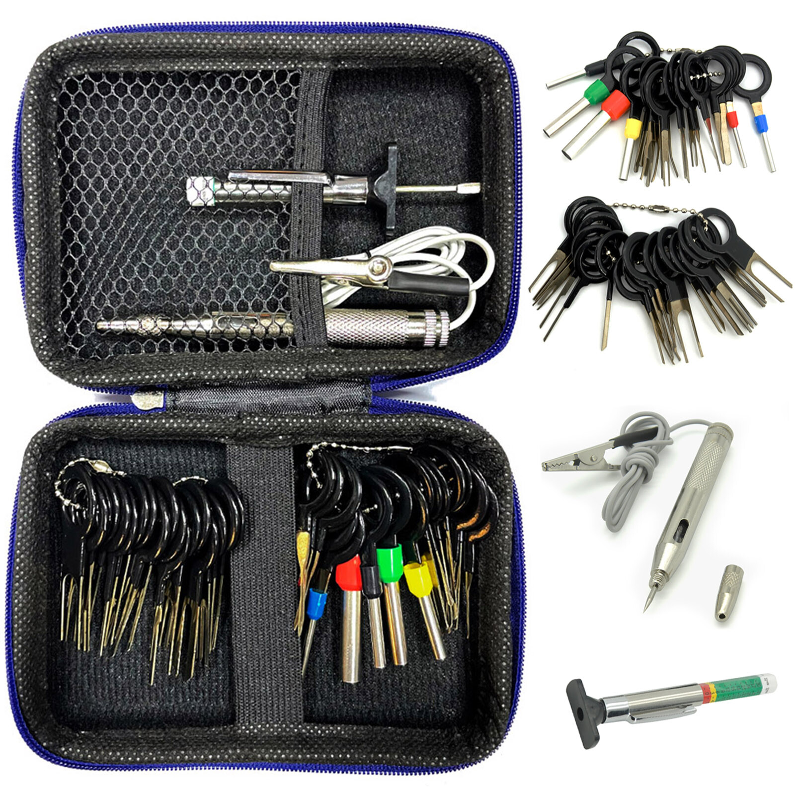 41pcs Wire Terminal Removal Tool Car Electrical Wiring Crimp Connector Pin Kit