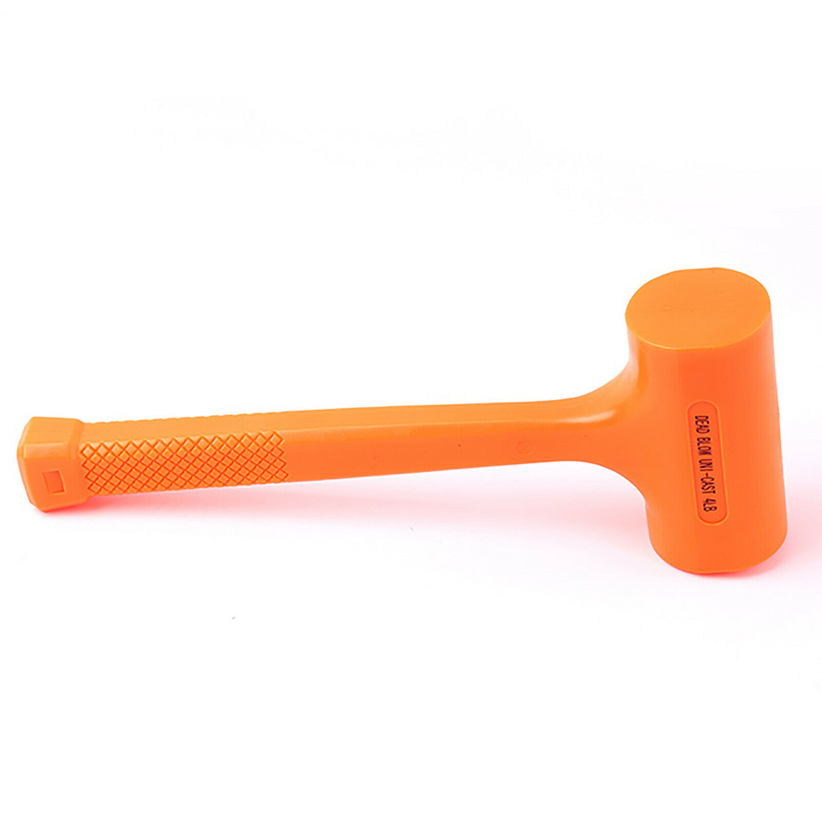 2lb Double Face Dead Blow Hammer Mallet Plastic Neon Orange 11-3/4″ Non Spark