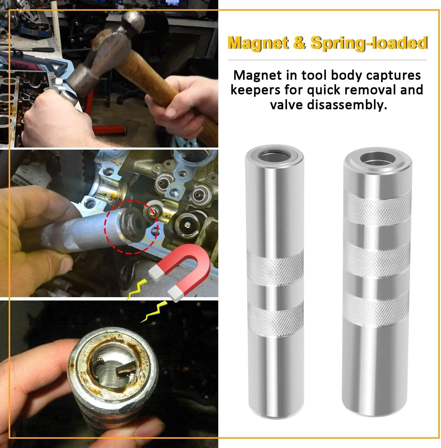 36050 Valve Keeper Installer Remover Tool 4.5-7mm for Toyota 4 Cylinder Chrysler