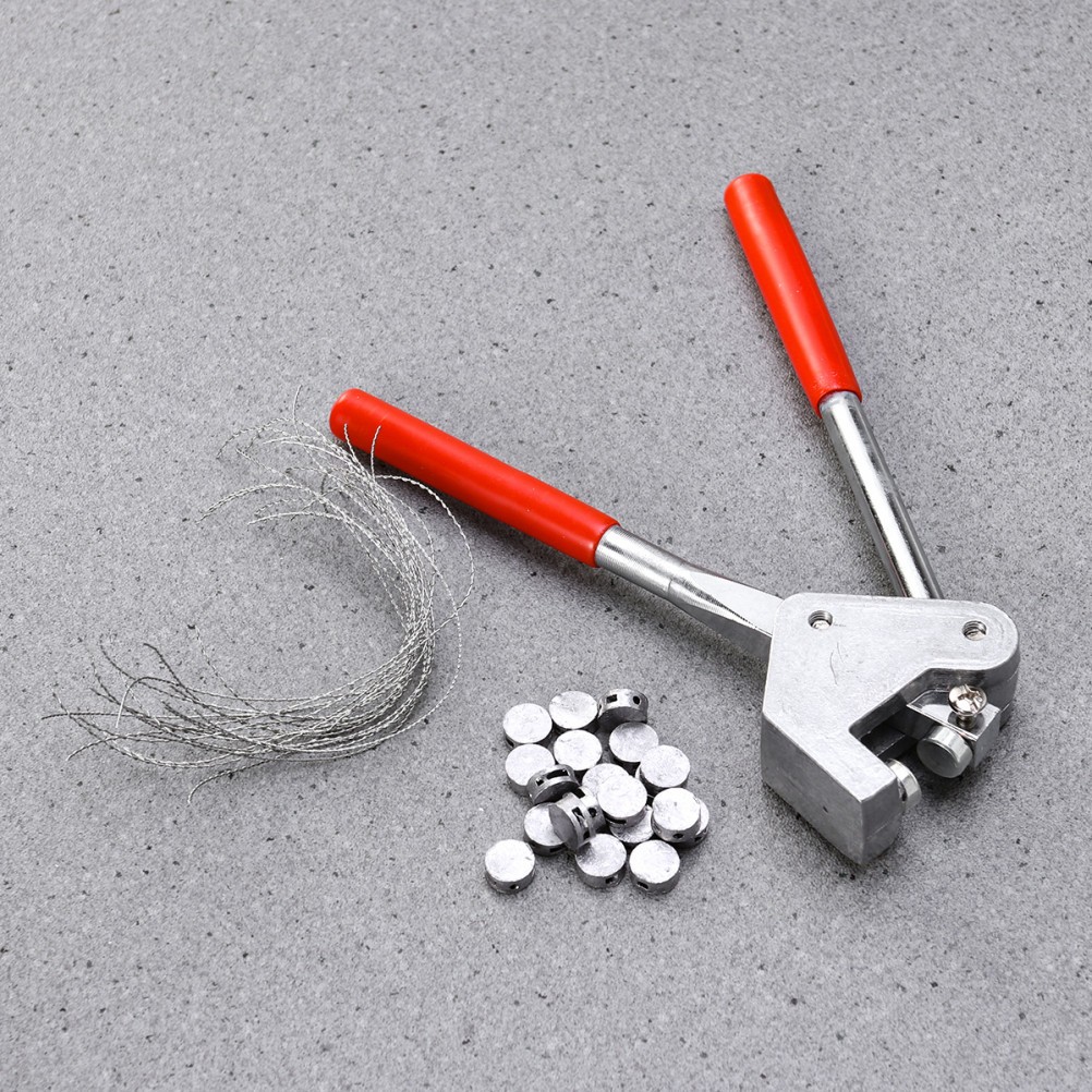 Lead Sealing Pliers Durable Kit for Repair Car Portable Steel and Plastic