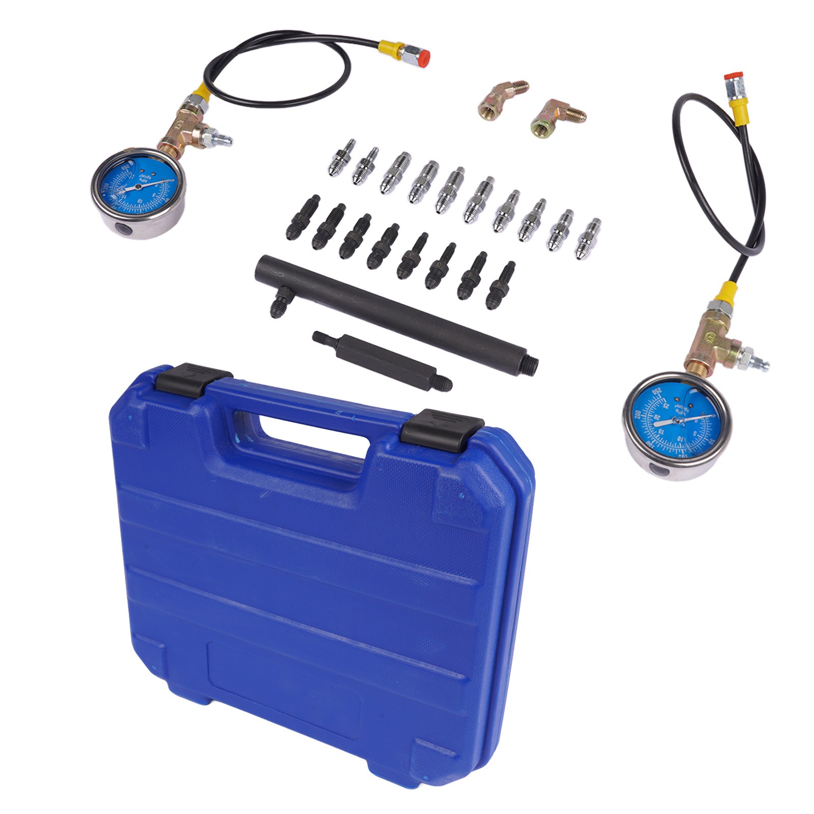 0-3500PSI ABS Hydraulic Oil Pressure Gauge Kit Brake System Test Diagnostic Tool