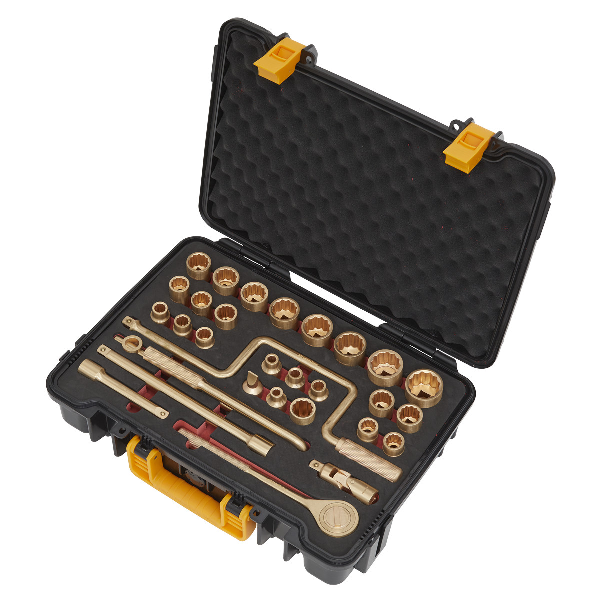 Sealey NS039 Socket Set 31pc 1/2″Sq Drive – Non-Sparking