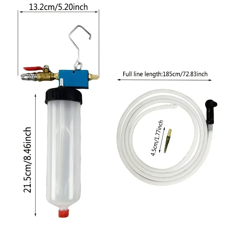 Auto Fluid Extractor Fluid Syringe Pump Manual Suction Vacuum Fuel Car Transfer