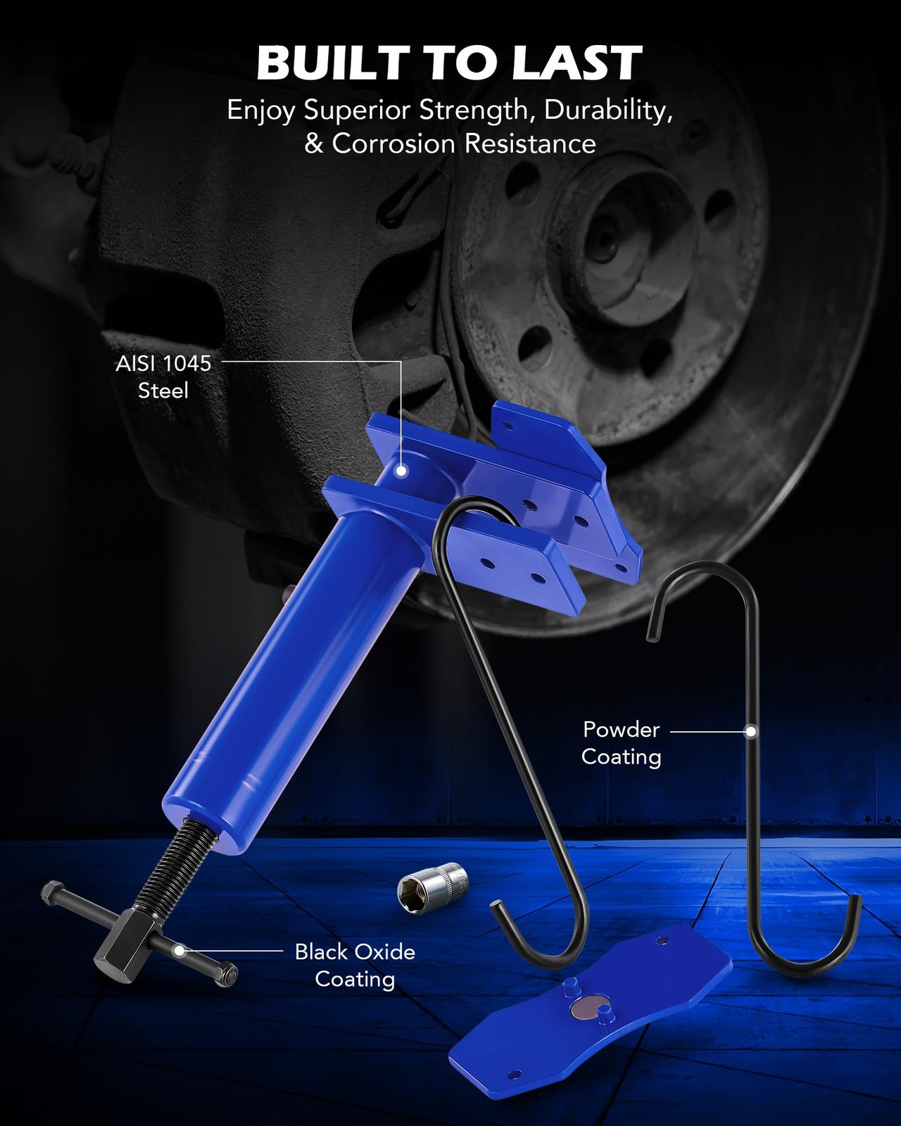 Caliper Piston Compressor Tool, Universal Brake Caliper Tool for Multi Piston…