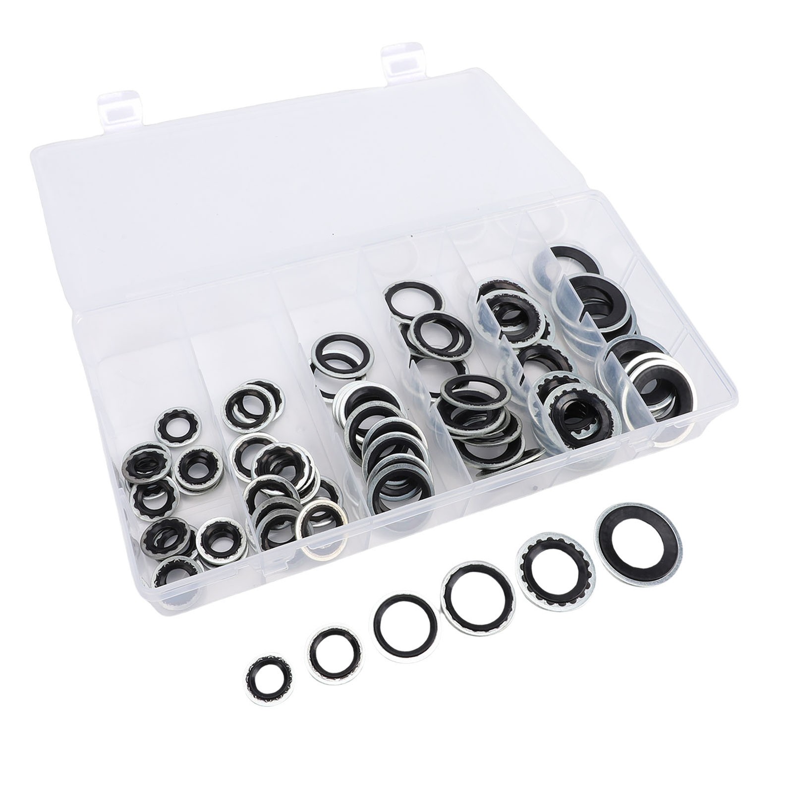 85PCS AC Compressor Seal Washers Kit Durable Gaskets For Cars Easy To Use