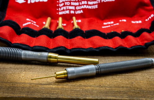 SPRING TOOLS #BRPS20 INDUSTRIAL HAMMERLESS PIN PUNCH SET BRASS TIP