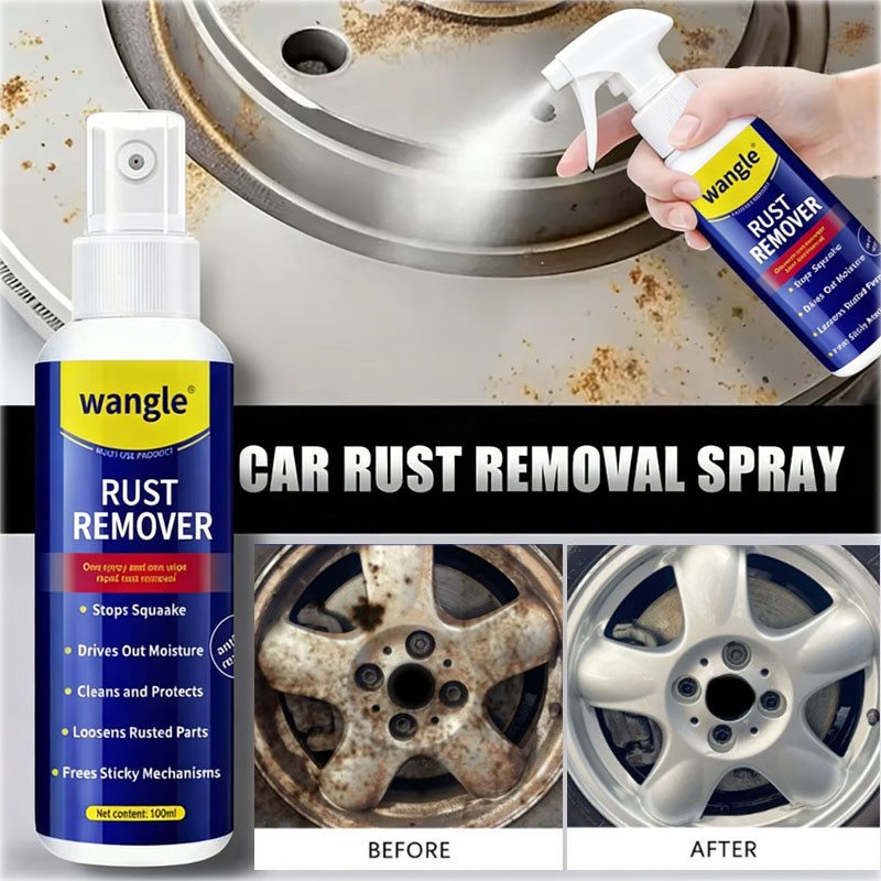 5X Wangle Rust Remover,Anti-Rust Lubricant Spray & Rust Remover Easy Application
