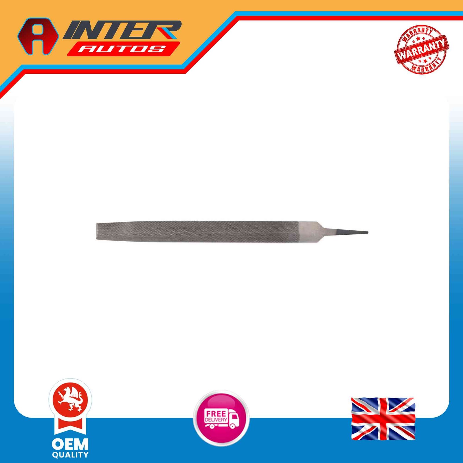 Draper Second Cut Half Round File, 6 x 300mm 60225