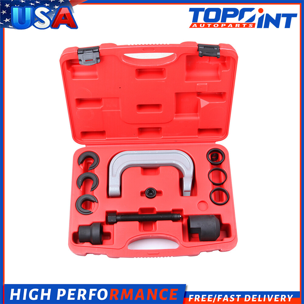 For Ford, GM, Chrysler Upper Control Arm Bushing Service Tool Set 13pcs