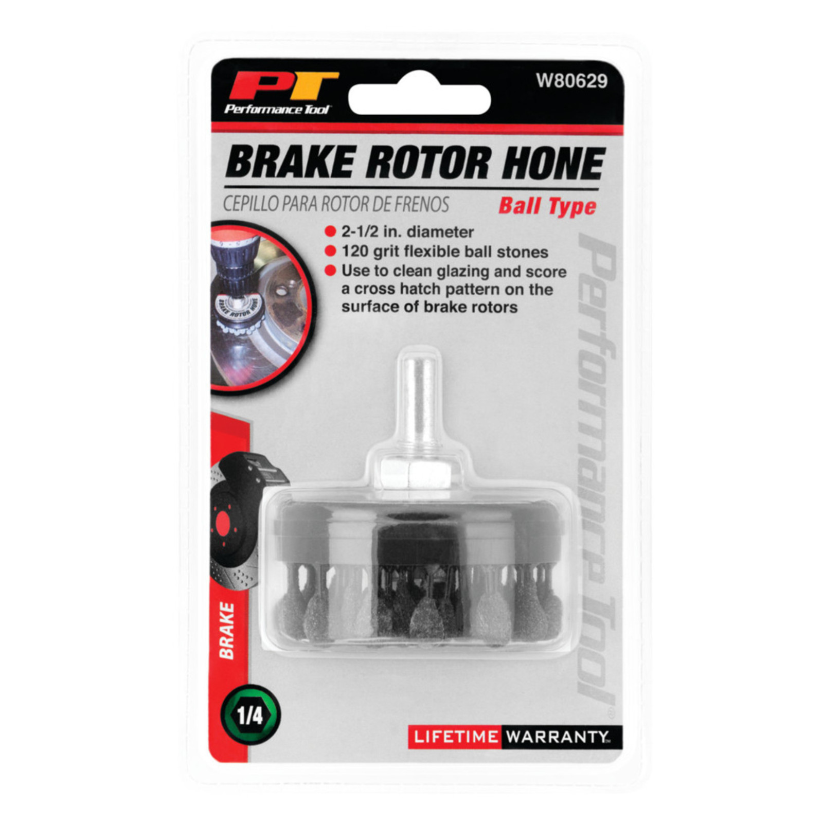 Performance Tool 2-1/2-Inch Brake Rotor Hone (W80629) NEW