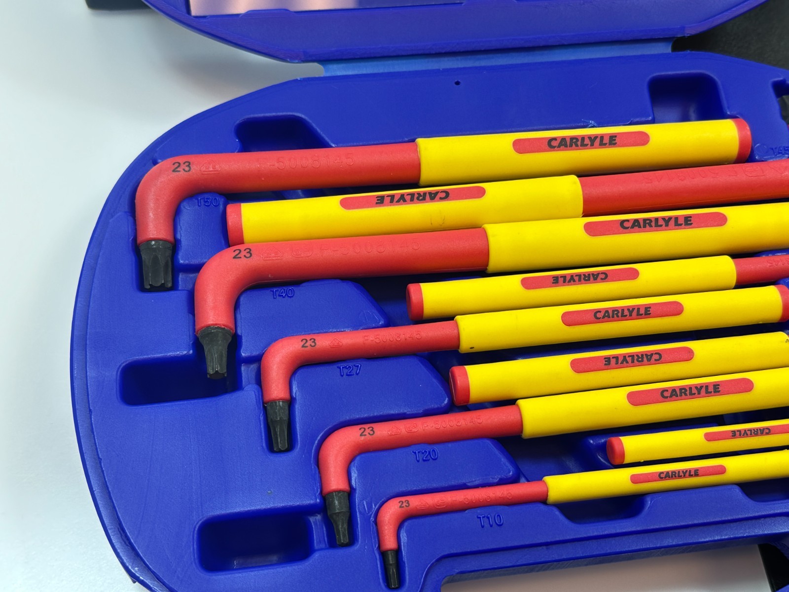 NEW NAPA Carlyle 9pc Insulated 1000V TORX T10-T50 Key Set EV Service Tools TKIS9