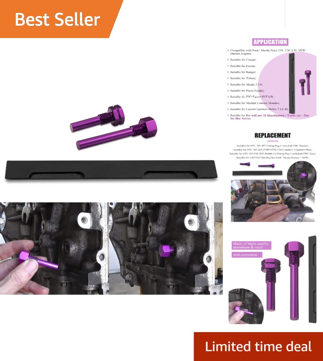 Portable Cam Timing Tools for Ford/Mazda Zetec Engines – Lightweight & Durable