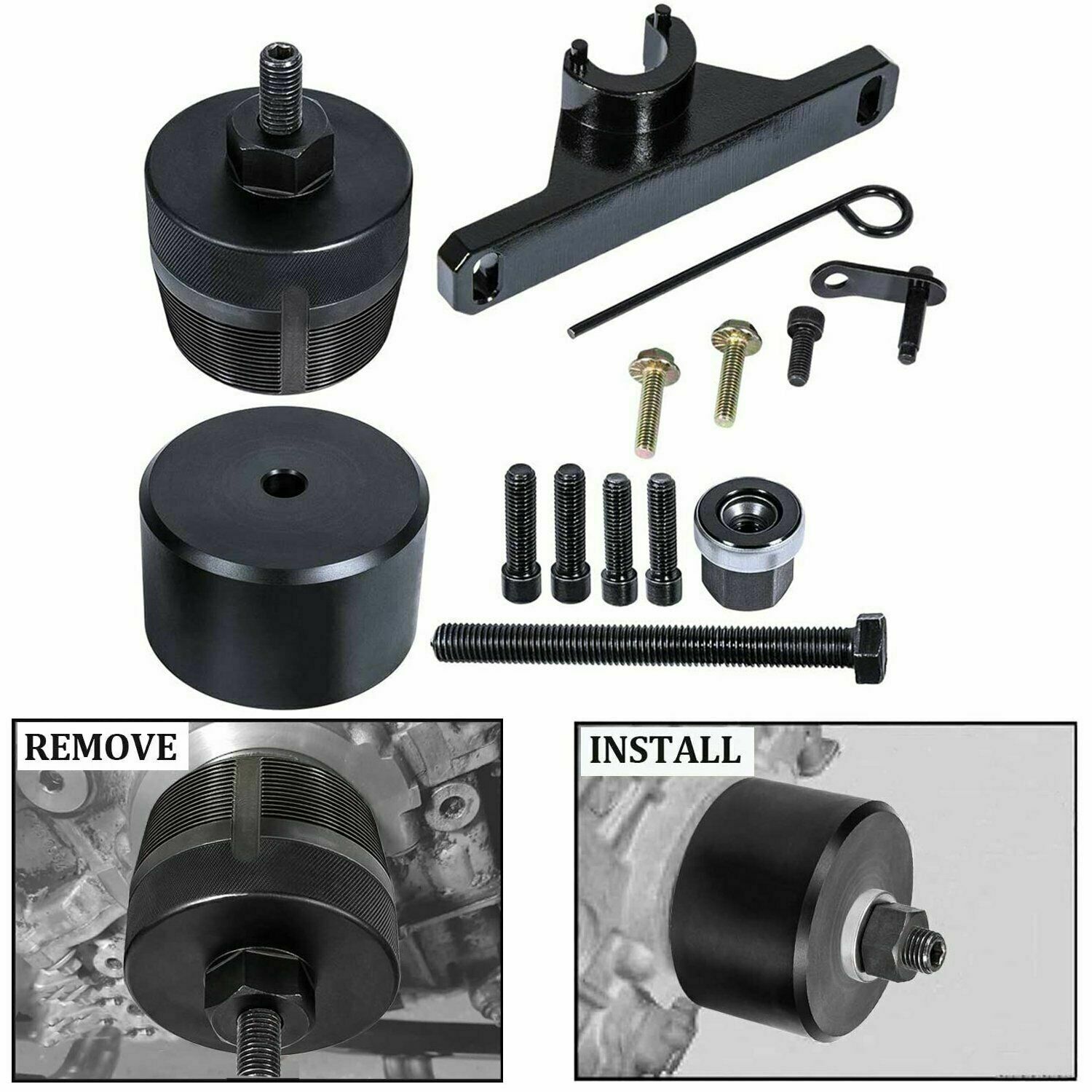 7676 Oil Pump Tool & 2241 Front Crankshaft Oil Seal Kit For BMW N20 N26 Engines
