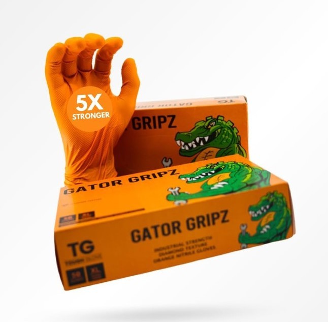 Heavy-Duty Gator Gripz WORK GLOVES SIZE LARGE