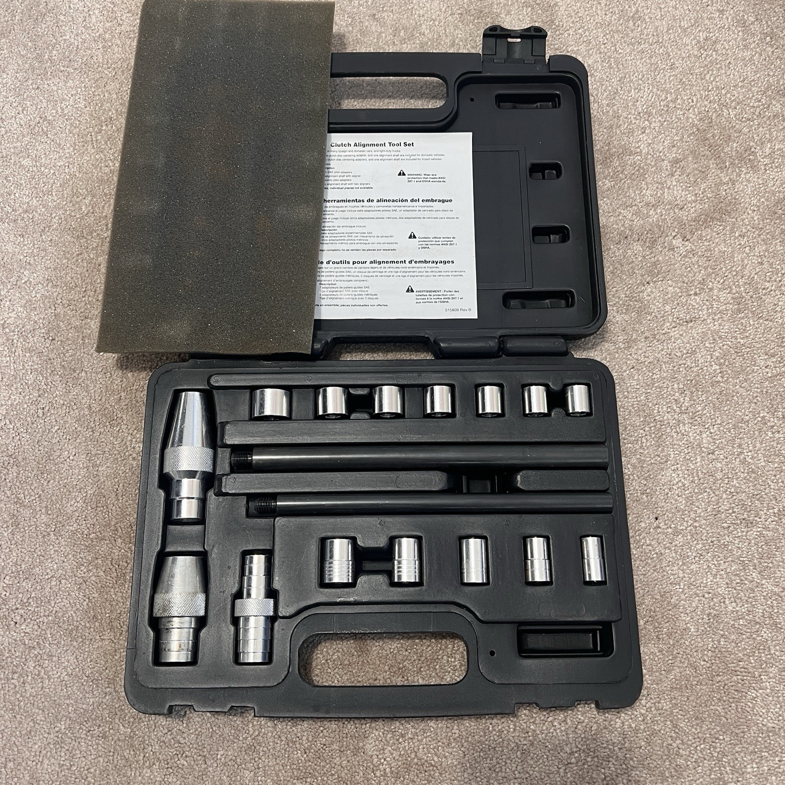 Mac Tools 17-Piece Clutch Alignment Automotive Tool Set + Case (CA528)