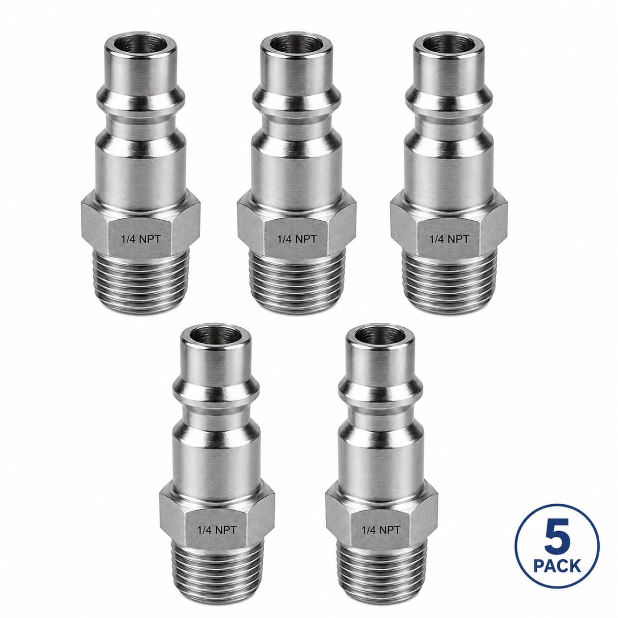 Prevost IRC061251 Coupler 1/4 ” Male NPT M-Style QTY 5