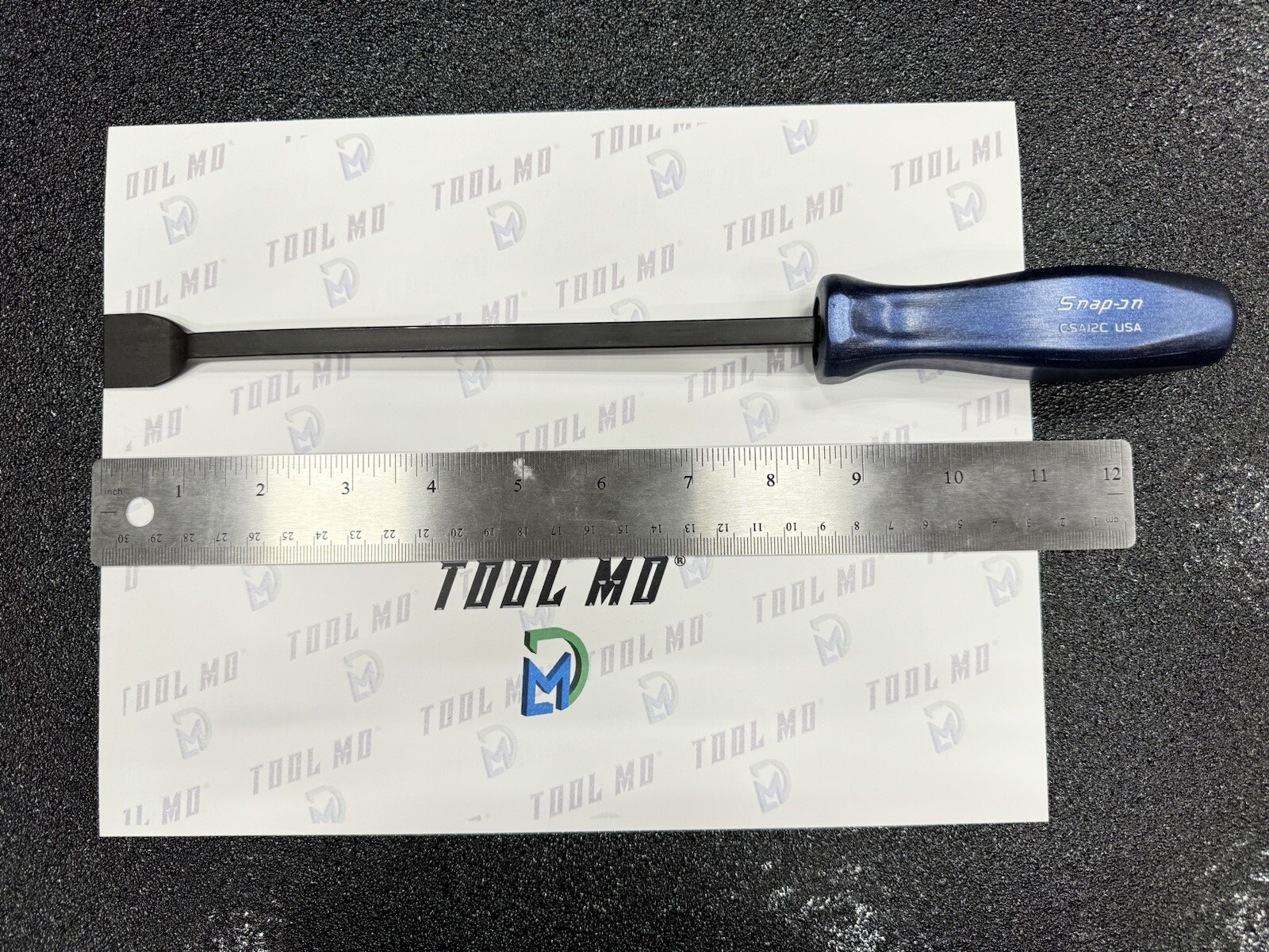 Snap-on Tools USA NEW POWER BLUE Hard Handle 12″ Rigid Carbon Scraper CSA12CMB