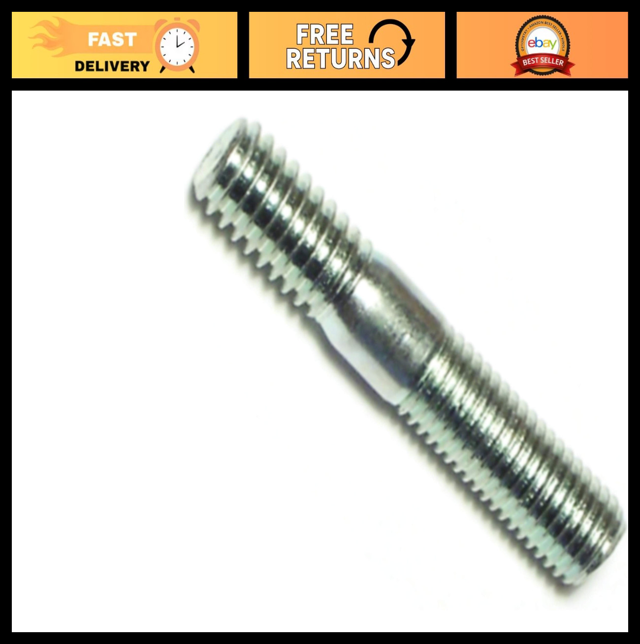 Automotive Studs 5/16-18 x 5/16-24 x 1-3/4-Inch, 10-Piece Set for Repairs