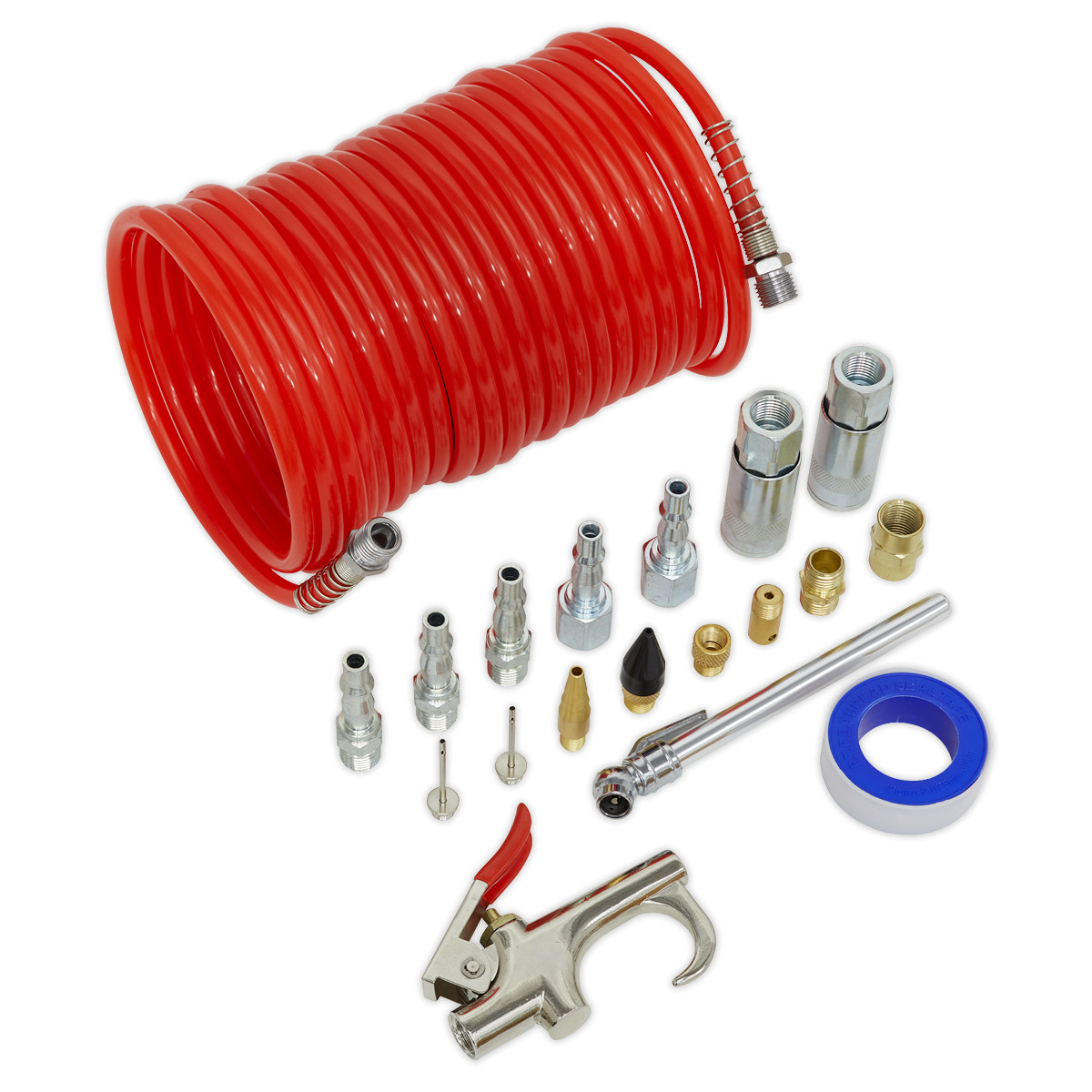 Sealey SA320K Air Blow Gun Kit 19 Piece