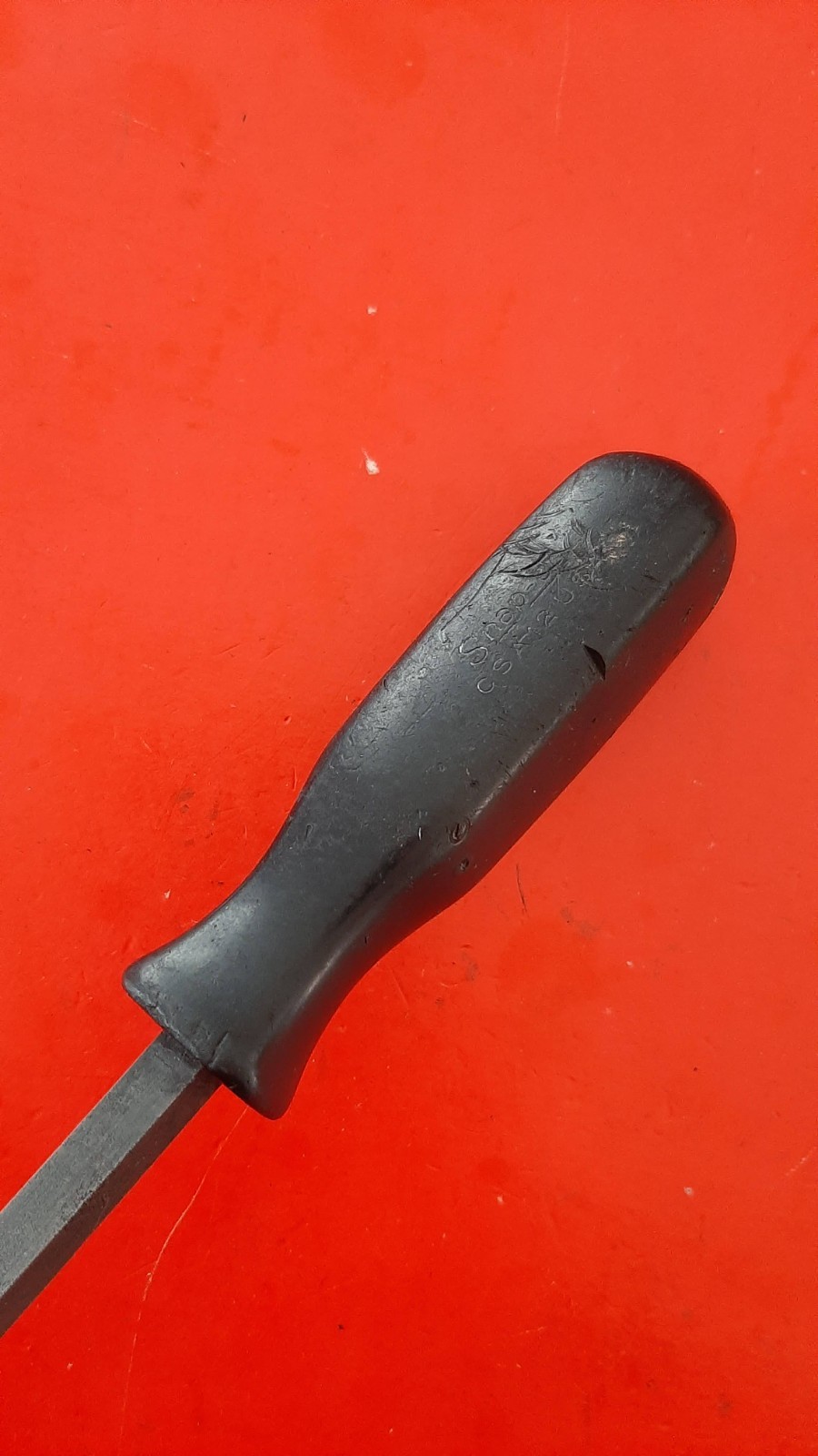Snap-on Tools Carbon Scraper Hard Black Handle CSA12 USA