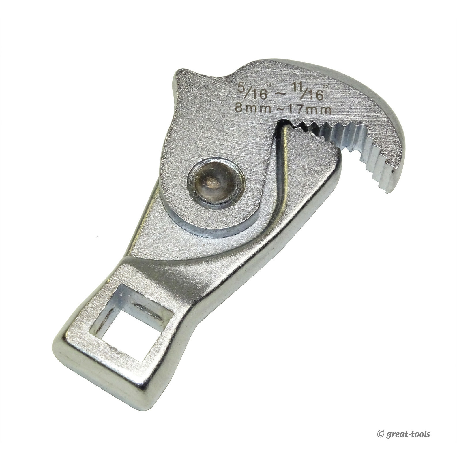 VIM Tools SPRING LOADED MULTI WRENCH – 3/8” drive tool – adjustable crowfoot