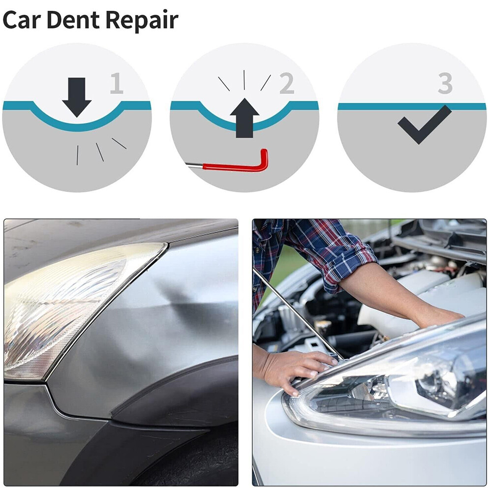 24Pcs Professional Car Door Window Emergency Out Auto Repair Tool Kit US