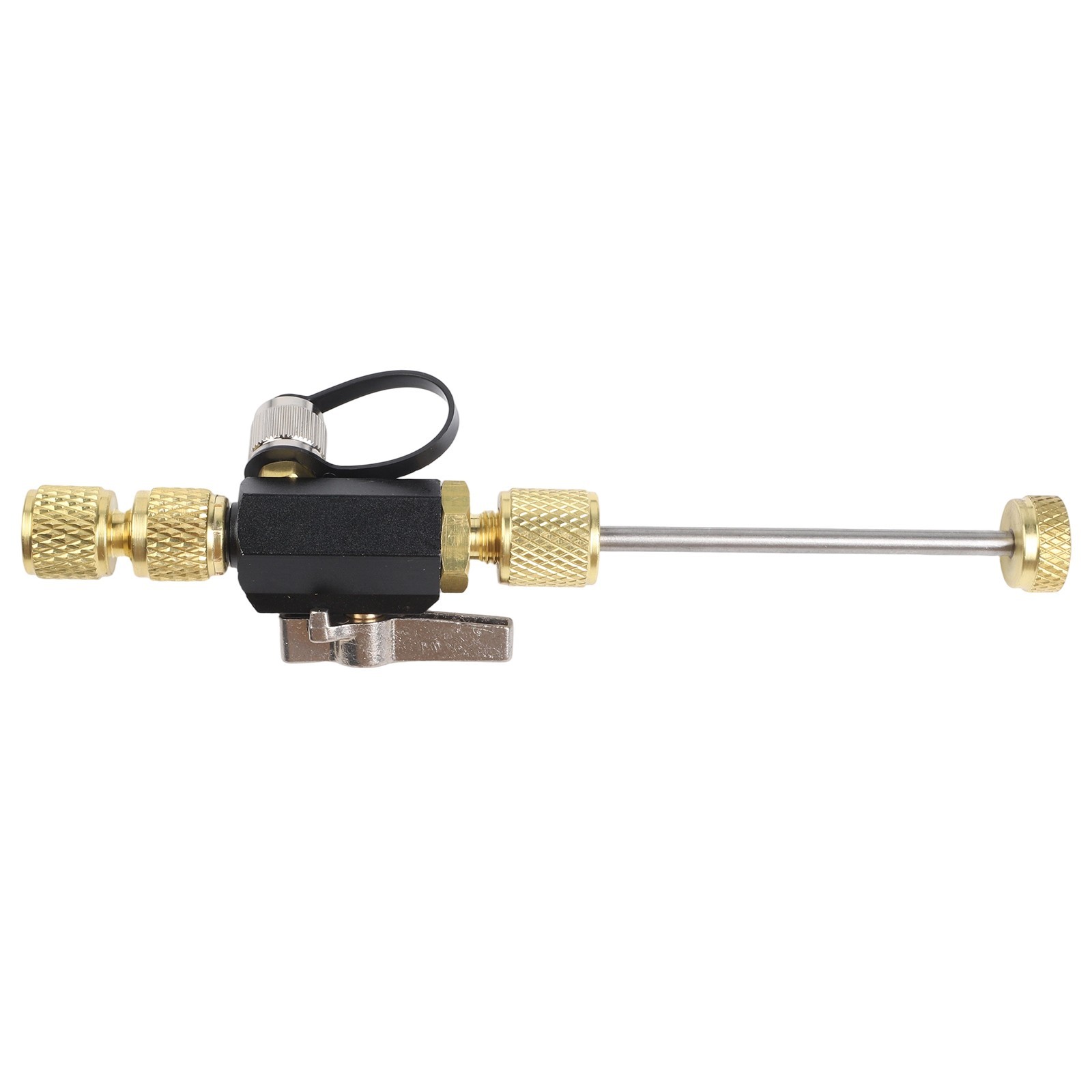 Vacuum Rated Valve Core Removal Tool Brass Plastic 14 Inch Fits R410A Systems
