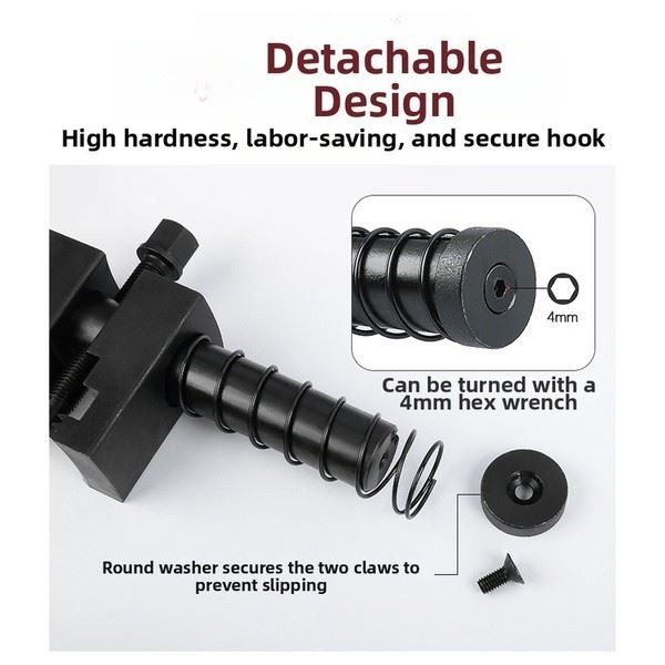 Two Claw Adjustable Crankshaft Pulley Removal Tool for Harmonic Balancer Repair