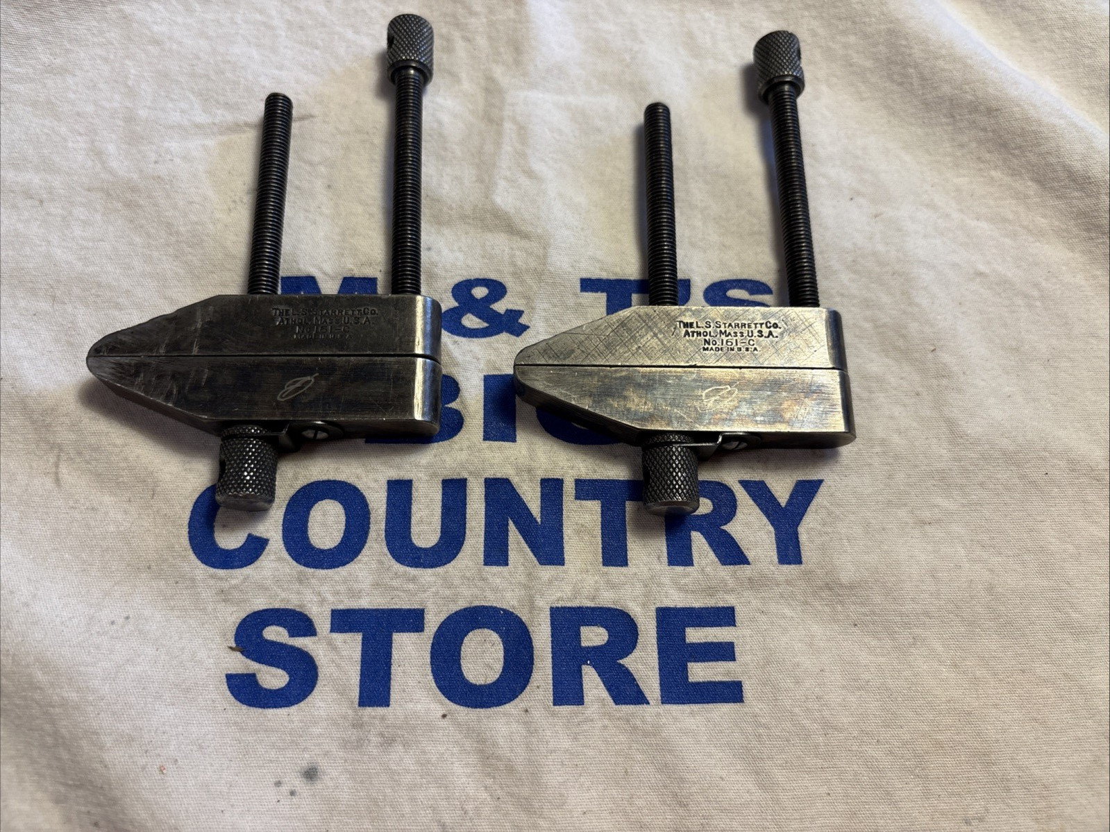 L.S. Starrett USA Pair Toolmakers Parallel Clamps No. 161-C
