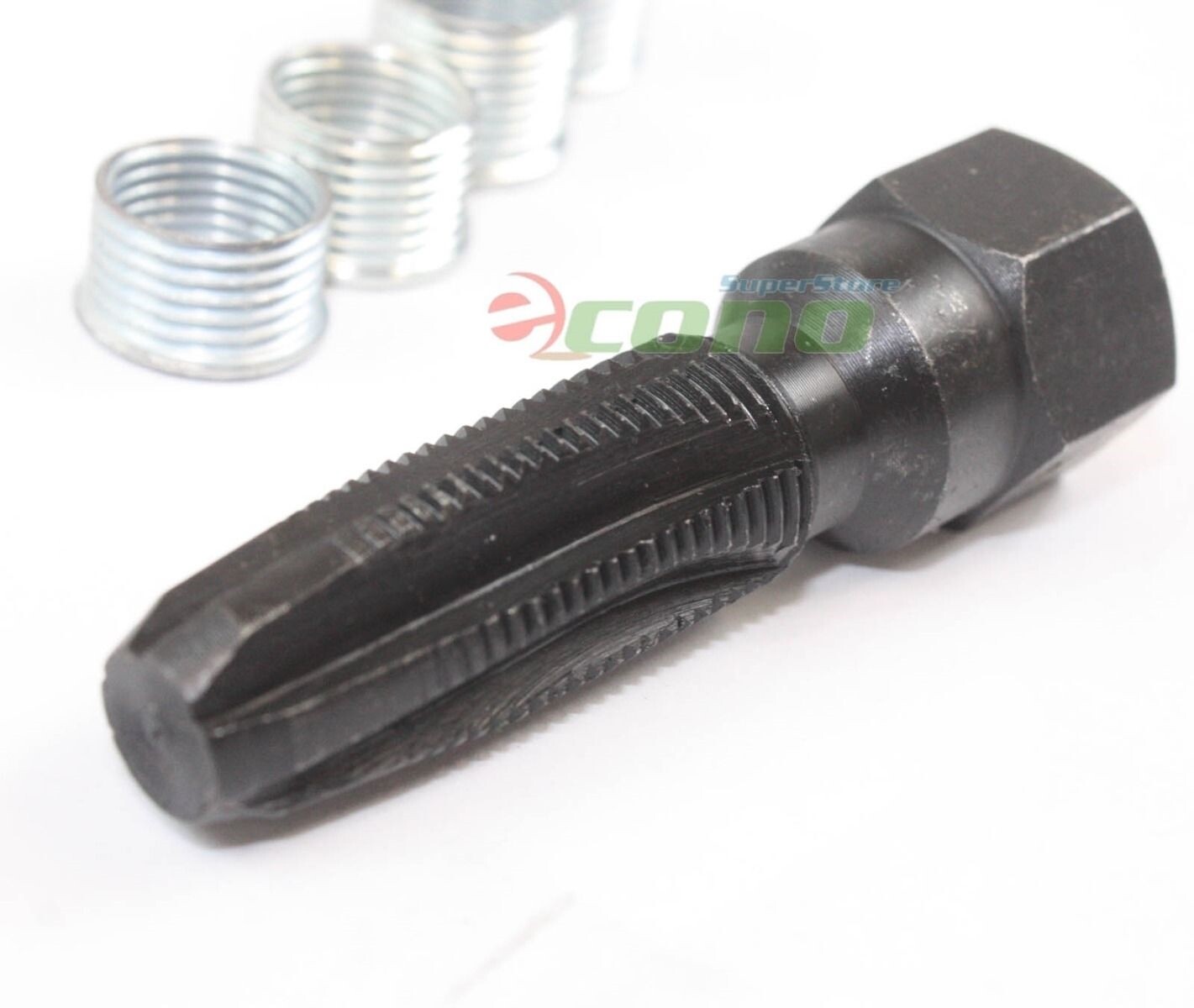 14mm Spark Plug Re-thread rethread rethreader repair Tap tool Reamer Inserts Kit