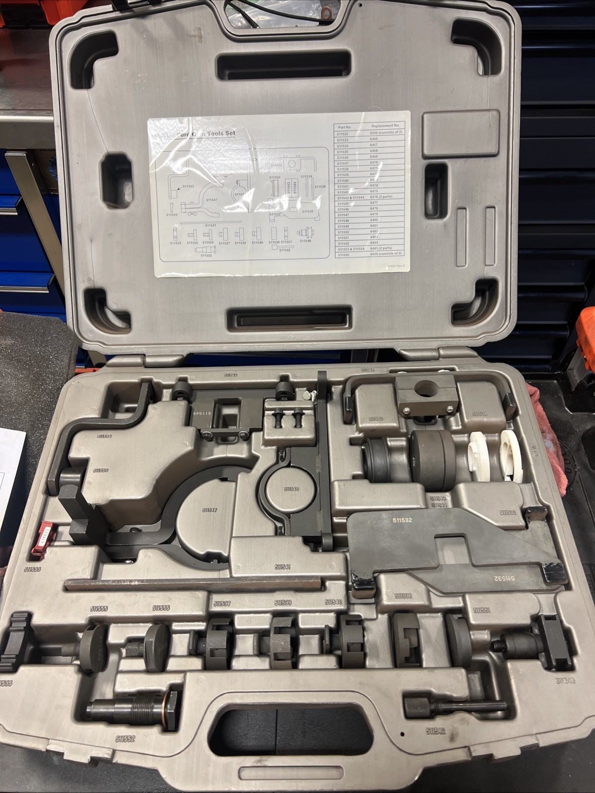 OTC 6489 Ford Cam Tool Service Master Set