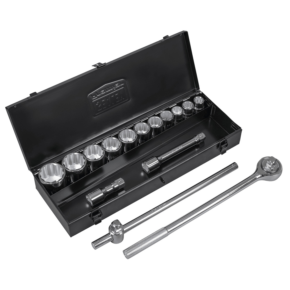 Sealey AK2585 Socket Set 15pc 3/4″Sq Drive 12-point WallDrive