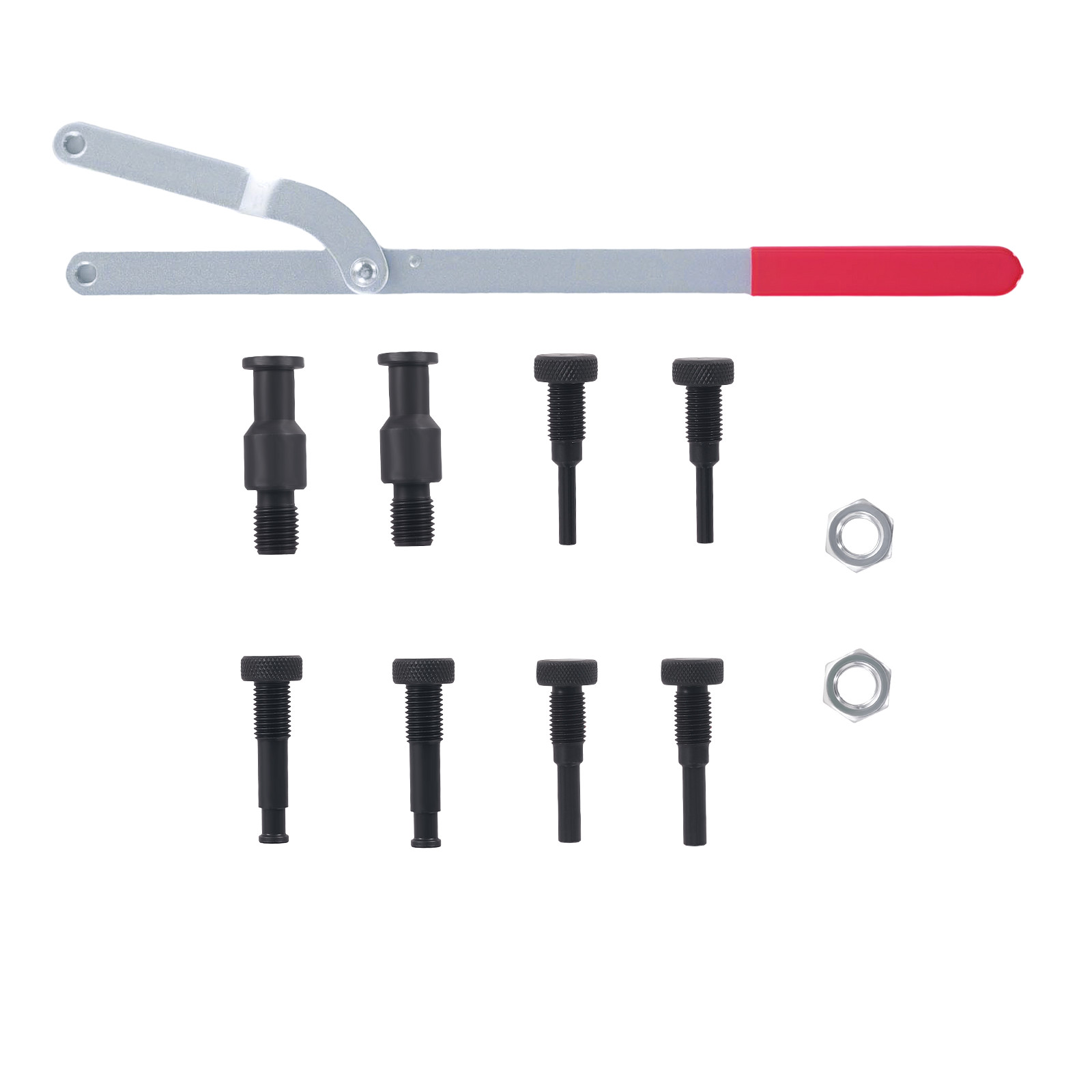 Adjustable Fan Clutch Wrench Universal Camshaft Pulley Tool 1.5″-8.7″ Kit