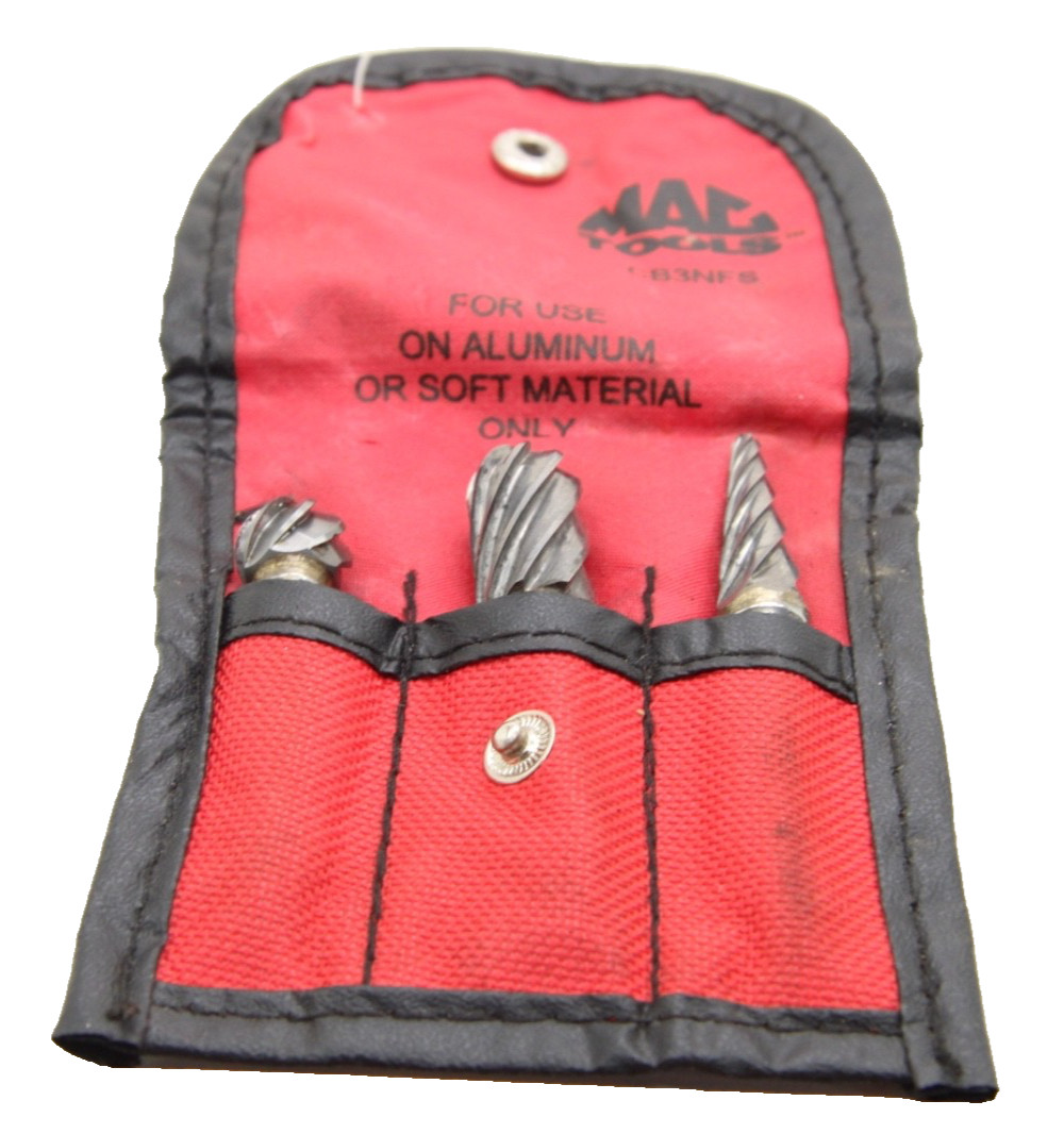 Mac Tools CB3NFS 3 Piece Non-Ferrous Carbide Burr Bit Set USA