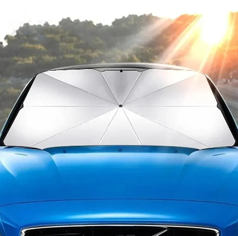 1pc Car Windshield Sunshade Umbrella – Folding Front Window UV Parasol – NEW