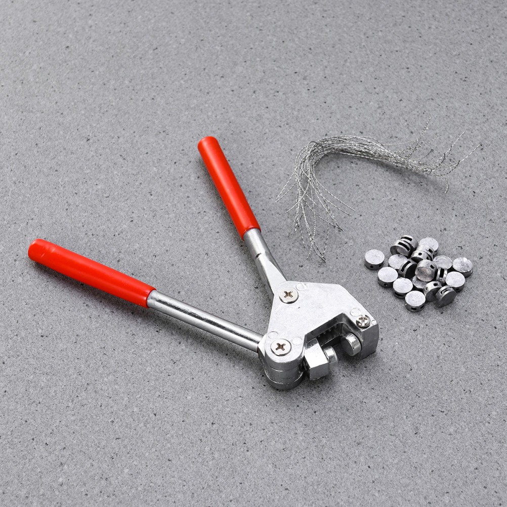 Lead Sealing Pliers Durable Kit for Repair Car Portable Steel and Plastic