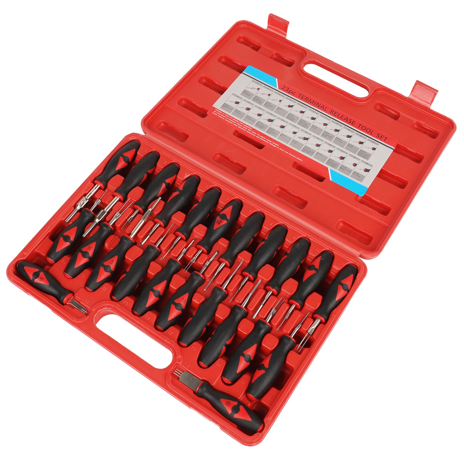 23pcs Universal Terminal Connector Release Tool Kit Extractor Removal Tool Set