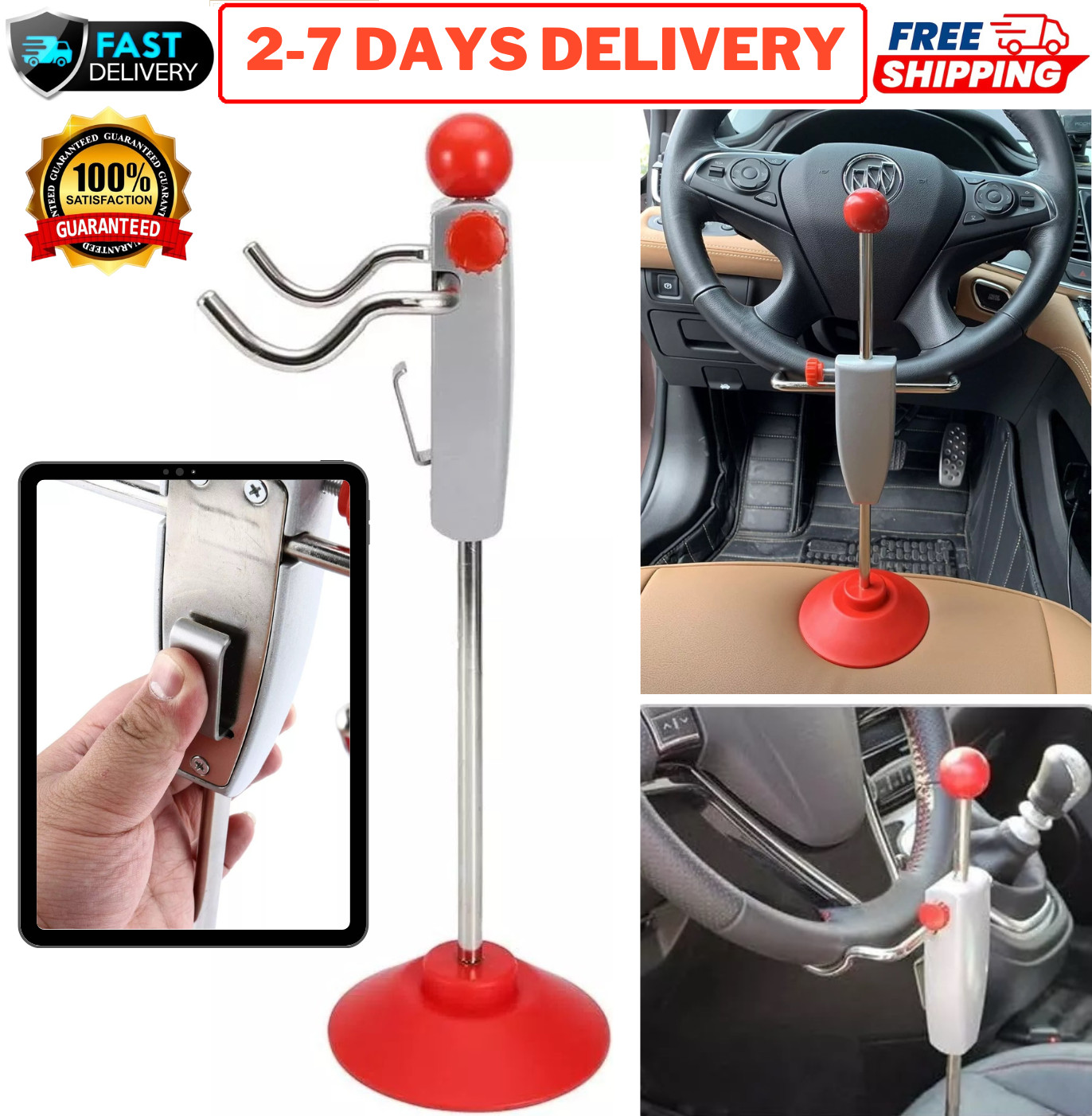 Universal Car Truck Auto Steering Wheel Leveling Holder Alignment Rack Stand Kit