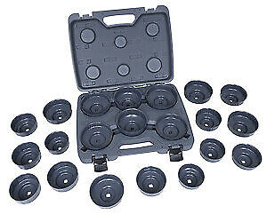 LISLE 61460 21 Piece HD End Cap Oil Filter Wrench Set NEW