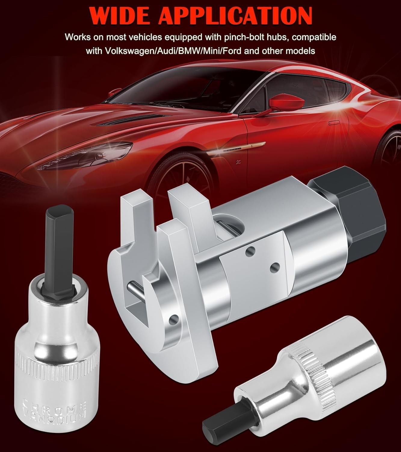 3PCS Universal Suspension Strut Spreader Strut Sockets Tool Set 5-10.5 mm