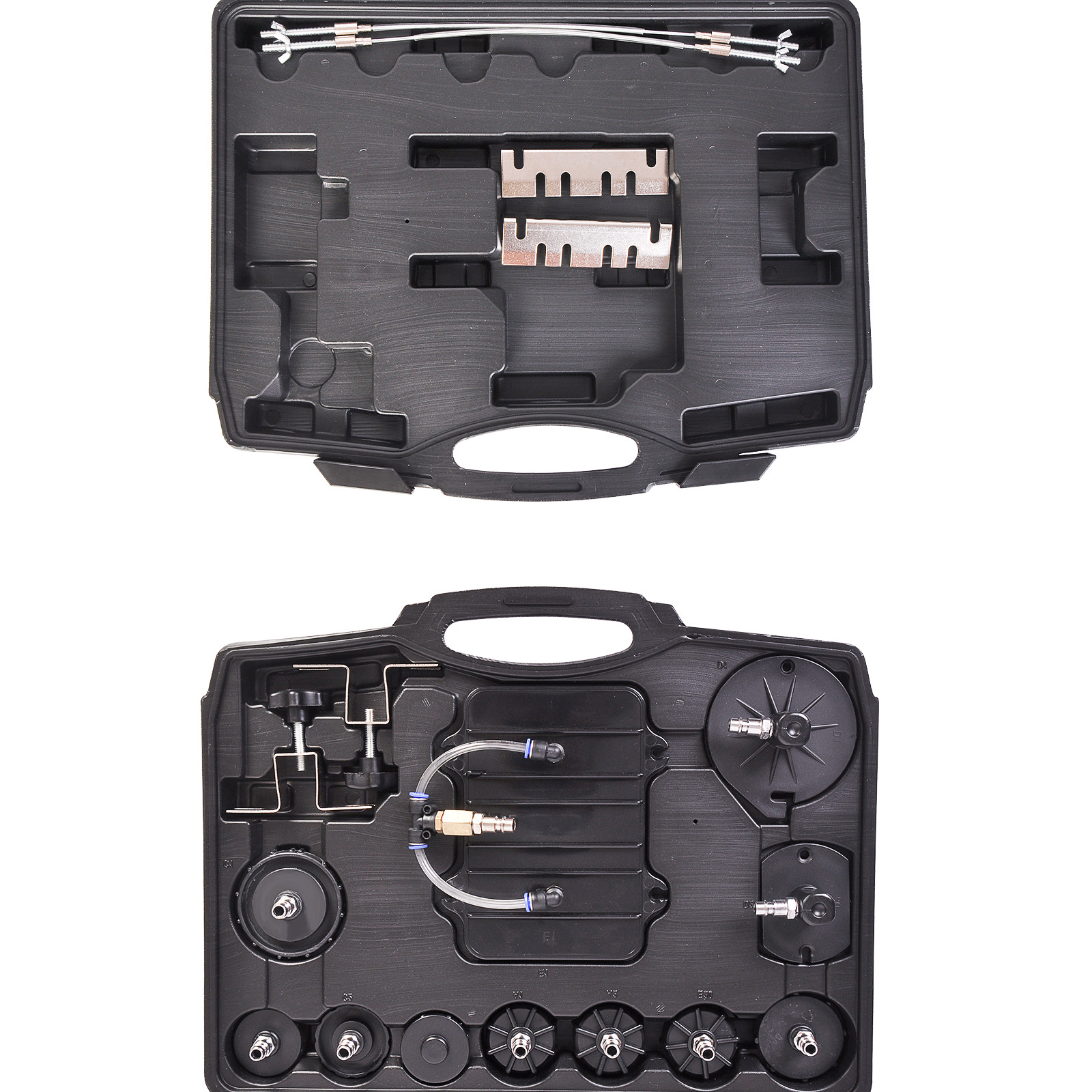 Portable Pneumatic Air Pressure Kit Brake and Clutch Bleeder Valve System Tool