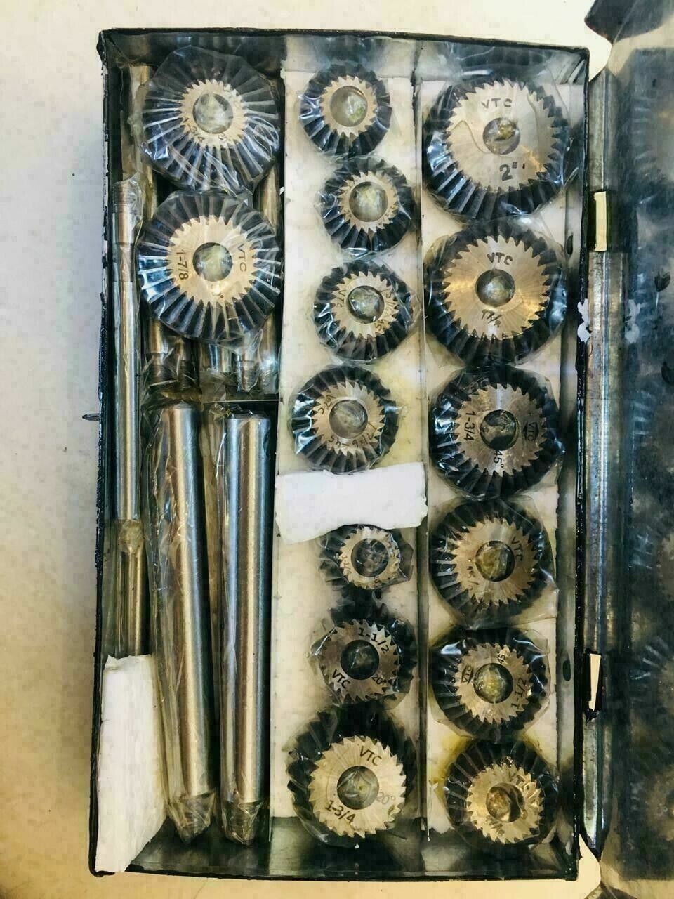 1 PCS VALVE SEAT CUTTER SET HIGH CARBON STEEL 1-3/16 TO 2-1/8 45 DEGREE