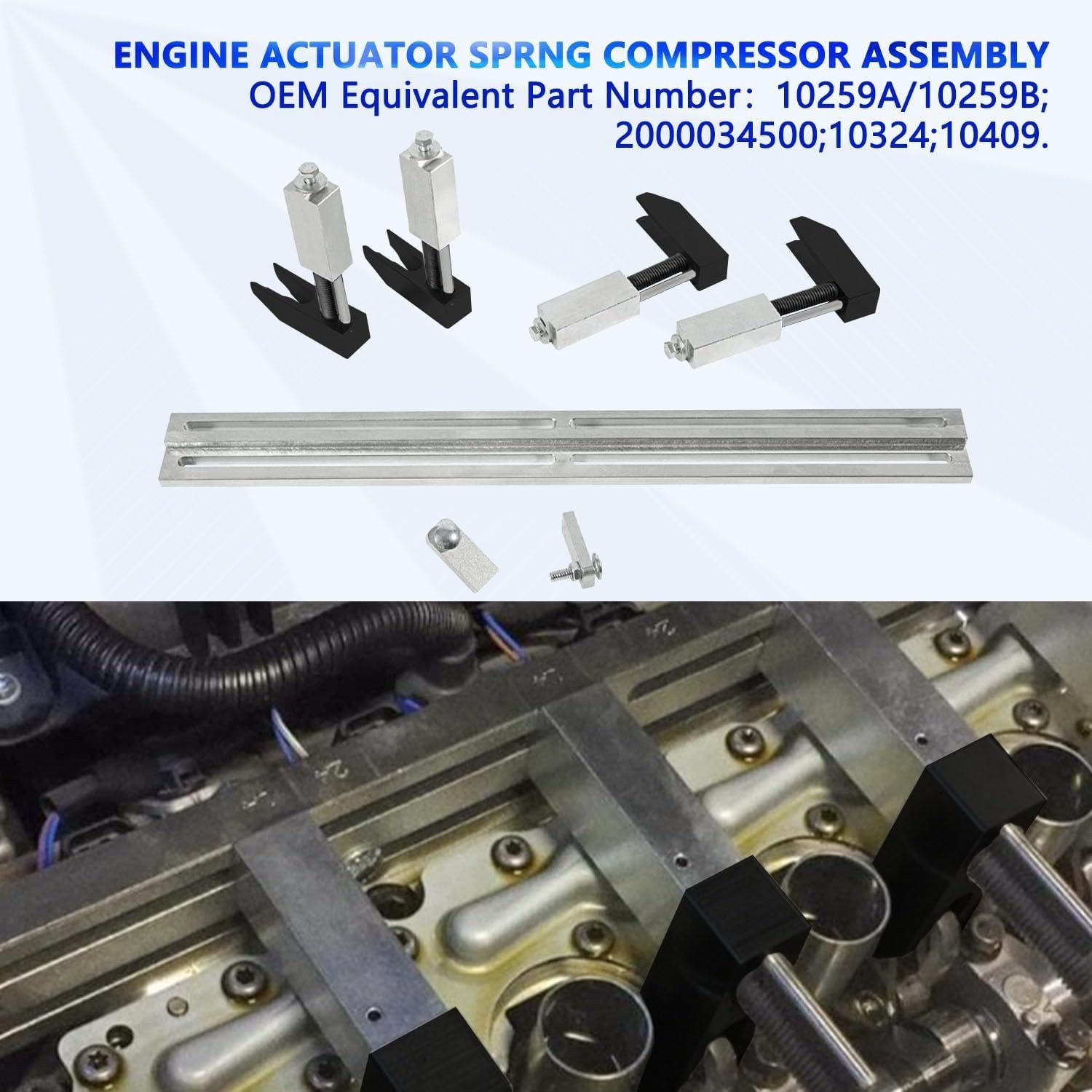 10259A 10259B Engine Actuator Spring Compressor Tool Fit for Fiat MultiAir & …