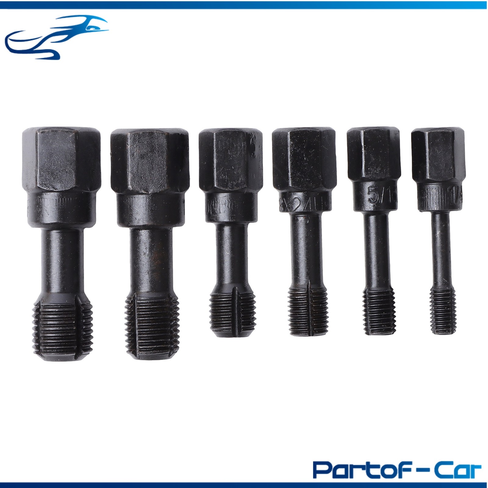 49PCS Thread Chaser Set Rethreading Rethreader Restorer Repair Tool Kit