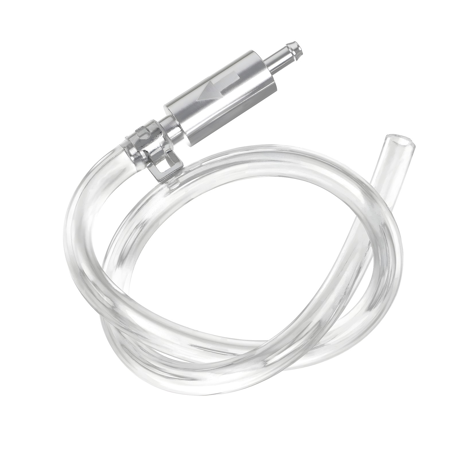 2 PCS Brake Bleeder Hose One Way Check Valve Tube Bleeding Tool Kit Silver US