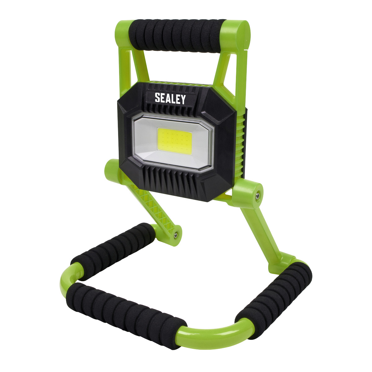 Sealey LEDFL10W Rechargeable Portable Fold Flat Floodlight 10W COB LED
