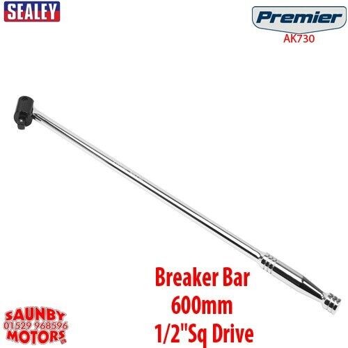 AK730 600mm, 1/2″Sq Drive Breaker Bar Sealey